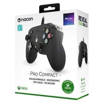 Nacon Xbox Controller PRO Compact Wired - Zwart, Ophalen of Verzenden, Zo goed als nieuw