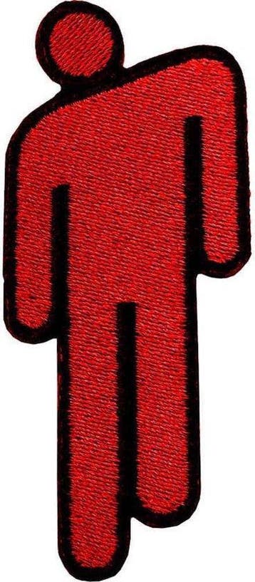 Billie Eilish - Red Blohsh - patch officiële merchandise, Verzamelen, Ophalen of Verzenden, Nieuw, Kleding