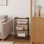 Nieuwe Ladderkast met 4 Niveaus MDF en Metaal – 50x20x78cm, Huis en Inrichting, Kasten | Overige, Verzenden, Nieuw