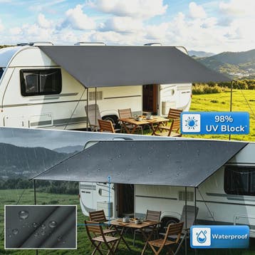 Waterdichte Luifel voor Camper, Caravan & Auto met UV-besche, Verzenden, Nieuw
