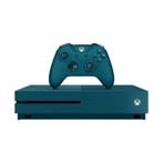Xbox One S 500GB Deep Blue + S Controller, Spelcomputers en Games, Ophalen of Verzenden, Zo goed als nieuw