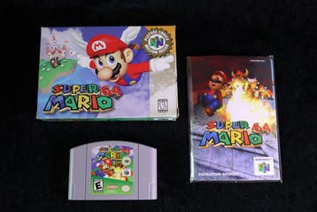 Super Mario 64 Nintendo 64 N64 Boxed NTSC USA Mint Condition, Spelcomputers en Games, Games | Nintendo 64, Verzenden, Nieuw