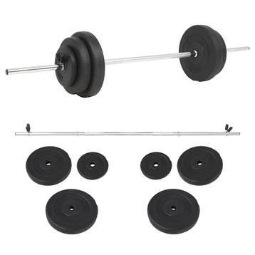 vidaXL Halterset 30 kg, Verzenden, Nieuw