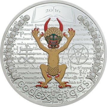 Equatoriaal-Guinea. 1000 Francs CFA 2016, Codex Gigas