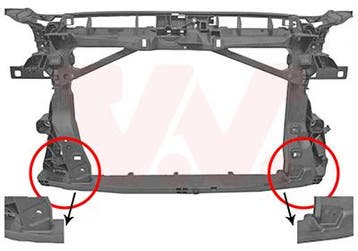 Geschikt voor A3 8V Voorfront 8V0805588A 1.2-1.4 TFSI, Nieuw