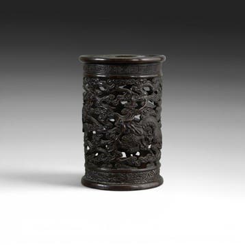 Pot - Gepatineerd brons - Bronzen bitong, Antiek en Kunst