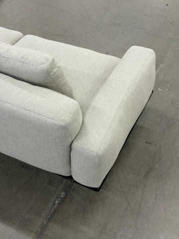 Flexform Softdream Bank | Ottoman | NIEUWSTAAT + Garantie, Driepersoons, 75 tot 100 cm, Ophalen of Verzenden, Zo goed als nieuw