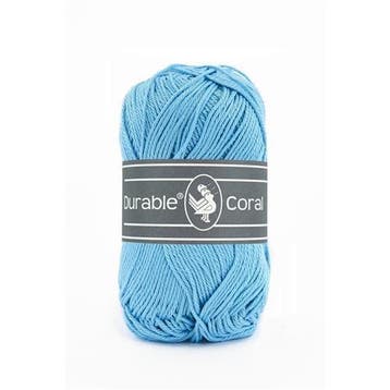 Durable Coral 294 Sky - Haakgaren / Breigaren, Hobby en Vrije tijd, Breien en Haken, Ophalen of Verzenden, Nieuw, Breien of Haken