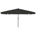 vidaXL Tuinparasol Zwart 395 x 395 x 245 cm Polyester, Verzenden, Nieuw, 3 tot 4 meter