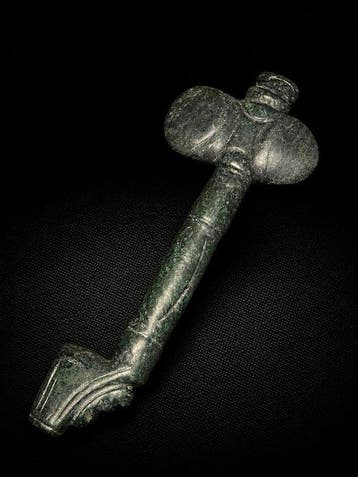 Taino-cultuur, 10e–15e eeuw na Christus, 37,5 cm jadeiet