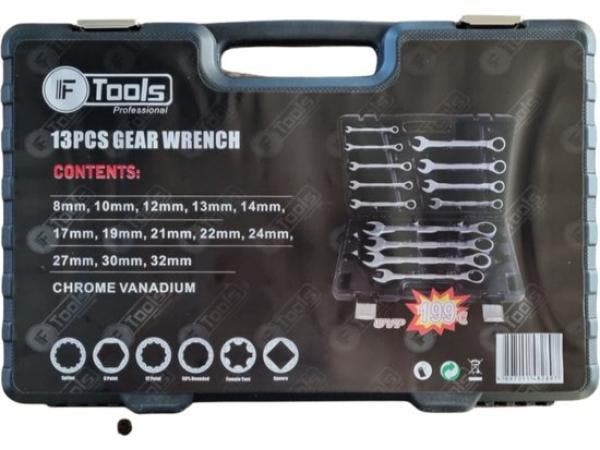 Veiling - F-Tools 13 Delige steek - ringsleutel, Doe-het-zelf en Verbouw, Gereedschap | Handgereedschap