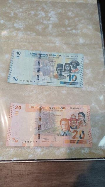 Wereld. - 194 Banknotes - Various Dates (Zonder, Postzegels en Munten