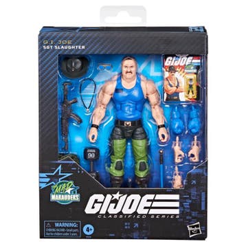 G.I. Joe Classified Series Mad Marauders Sgt. Slaughter, Verzenden, Zo goed als nieuw