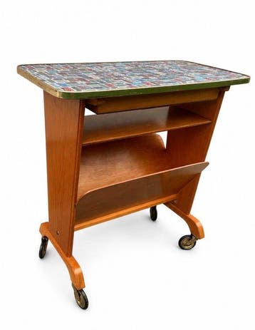 Opal - Bijzettafel - Hout - Vintage mid-century