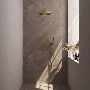 Brauer Gold Edition Thermostatische Regendoucheset Inbouw -, Ophalen of Verzenden, Nieuw