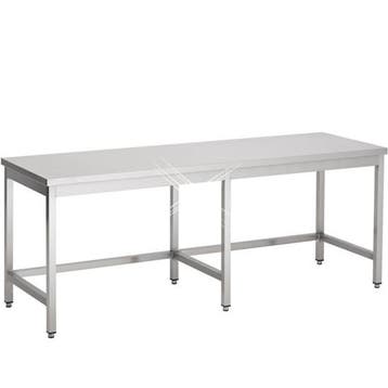 Rvs werktafel zonder bodemschap 2600x600x900 mm, Verzenden, Nieuw in verpakking