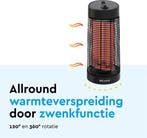 2dekans | BRASQ Elektrische Terrasverwarmer staand –, Tuin en Terras, Terrasverwarmers, Ophalen of Verzenden, Gebruikt