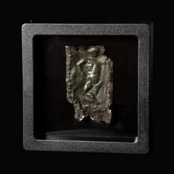 Oud-Romeins Brons dansende Maenad of Venus-appliqué -