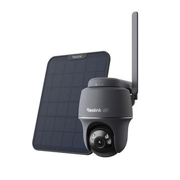 Reolink G440-W plus Zonnepaneel Zwart , 4G LTE 8MP, Ophalen of Verzenden, Nieuw