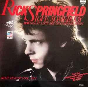 12 inch gebruikt - Rick Springfield - Love Somebody, Cd's en Dvd's, Vinyl Singles, Verzenden, Zo goed als nieuw, 12 inch, Rock en Metal