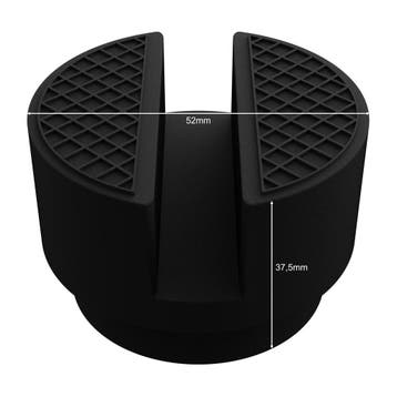 Krik Pad Zwart Ruber Staal 52-49x37,5mm (Auto-Fiets), Verzenden, Nieuw