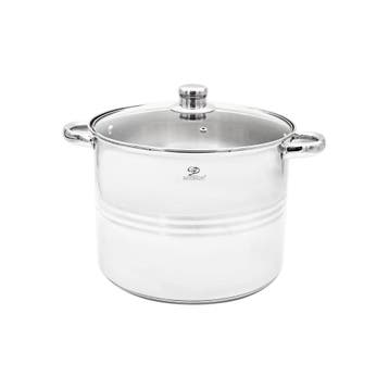 Meyerhoff Soeppan RVS 15L – Ø30cm – XL Kookpan met Glazen, Ophalen of Verzenden, Nieuw