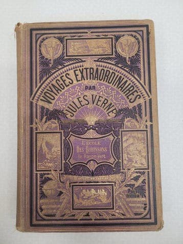 Jules Verne - Lécole des Robinsons - 1883-1883, Antiek en Kunst