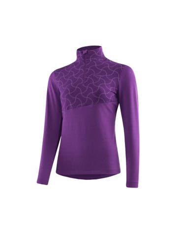Loeffler shirt voor dames lange mouwen W Midlayer Hywa Gr..., Löffler, Verzenden, Nieuw, Paars