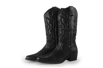 Manfield Cowboy laarzen in maat 38 Zwart, Verzenden, Zwart, Zo goed als nieuw, Manfield