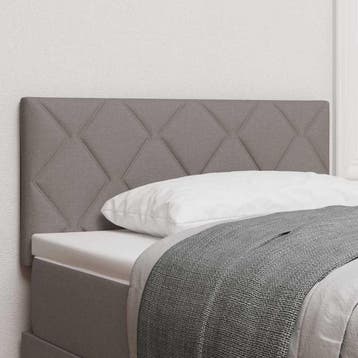 vidaXL Hoofdbord Taupe Stof, Verzenden, Nieuw, Stof