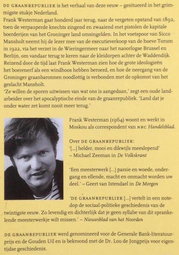 GRAANREPUBLIEK - Frank Westerman 9789045003627, Boeken, Verzenden, Zo goed als nieuw, Frank Westerman