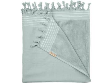 Veiling - 6x Walra Hamamdoek XXL - 200x200cm - Mint