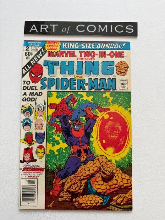 Marvel Two-In-One Annual #2 - Thanos, Spider-Man, Warlock,, Boeken, Strips | Comics