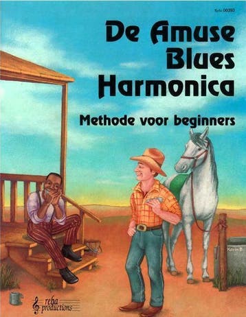 Blues Mondharmonica in C  | Extra Lesboek (NED)  € 2,-, Ophalen of Verzenden, Met koffer of doosje, Diatonisch, C-mondharmonica