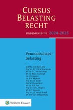 Cursus belastingrecht 2024 2025 9789013175677, Verzenden, Zo goed als nieuw