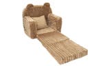 Slaapbankje Kinderfauteuil | Ribstof | Beste Prijs, Overige materialen, Minder dan 75 cm, Nieuw, Ophalen of Verzenden