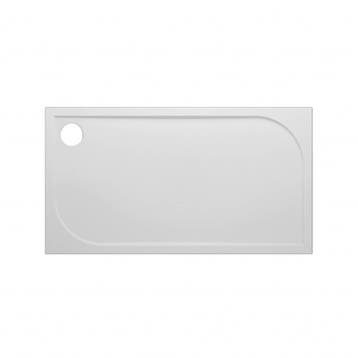 Douchebak VM Go Argon 100x80x3cm Polybeton Rechthoek Wit, Doe-het-zelf en Verbouw, Sanitair, Ophalen of Verzenden, Nieuw