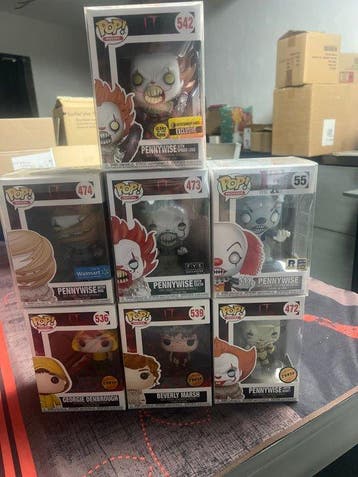 Funko - Funko Pop - Pennywise et personnages de IT x 7 -