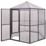 vidaXL Tuinkas 240x211x232 aluminium, Verzenden, Nieuw