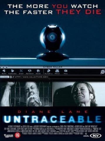 Untraceable - DVD (Films (Geen Games)), Cd's en Dvd's, Dvd's | Overige Dvd's, Ophalen of Verzenden, Zo goed als nieuw