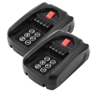 2 stuks: Gardena ALL18V / PBA 18V/36 2.0, 123accu huismerk, Verzenden, Nieuw