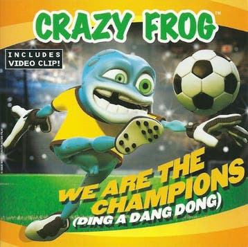 cd single card - Crazy Frog - We Are The Champions (Ding..., Verzenden, Zo goed als nieuw, Overige genres