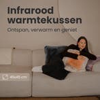2dekans | Auronic Warmtekussen - Teddy - 45x45 - Draadloos -, Huis en Inrichting, Woonaccessoires | Kussens, Ophalen of Verzenden