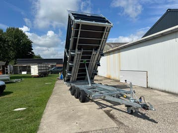 Tridem kipper aanhangwagen 400x200, 3500kg FULL OPTION, Auto diversen, Ophalen of Verzenden, Nieuw