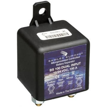 Samlex Accuscheider Bs 100 Dual 12 Of 24 Vdc Input 100A, Verzenden, Nieuw