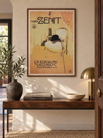 Marcello Dudovich - Borsalino Marca Zenit – Elegante, Antiek en Kunst