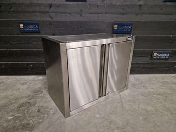 Wandkast | 2 deuren | RVS | 77 cm | horeca, Gebruikt, RVS Meubilair