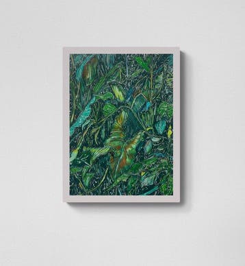 N. Magro -  A profound representation of a garden.