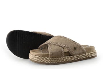 Warmbat Slippers in maat 39 Bruin, Slippers, Bruin, Verzenden, Zo goed als nieuw