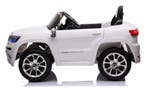 Kinderauto, JEEP GRAND CHEROKEE, wit, leder, rubber, NIEUW!, Ophalen of Verzenden, Nieuw